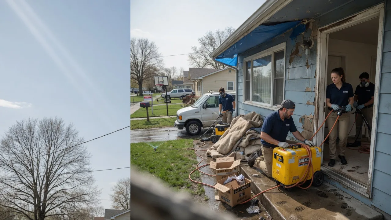 Basement Flood Cleanup in Towanda, IL near me